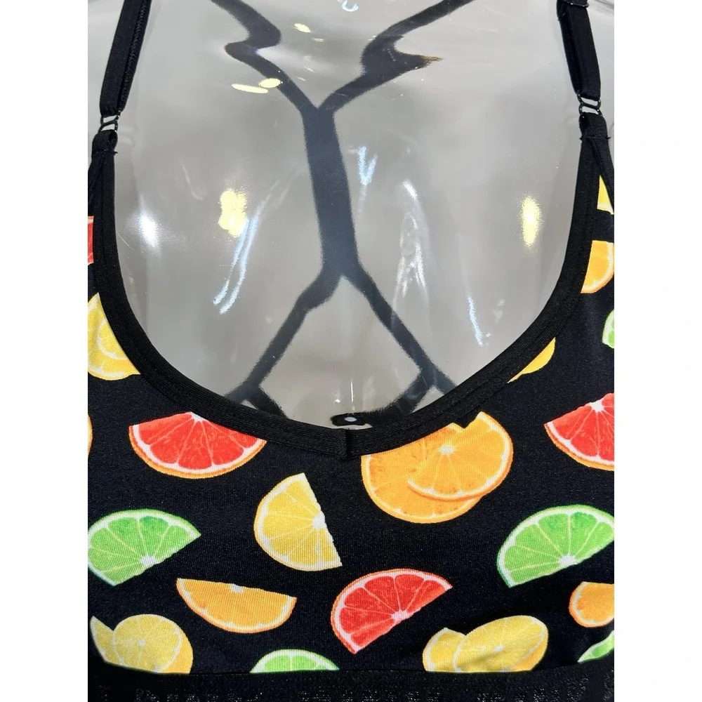 Victoria Secret Ultimate Lightly Lined Bra Women Large‎ Fruit Graphic Print